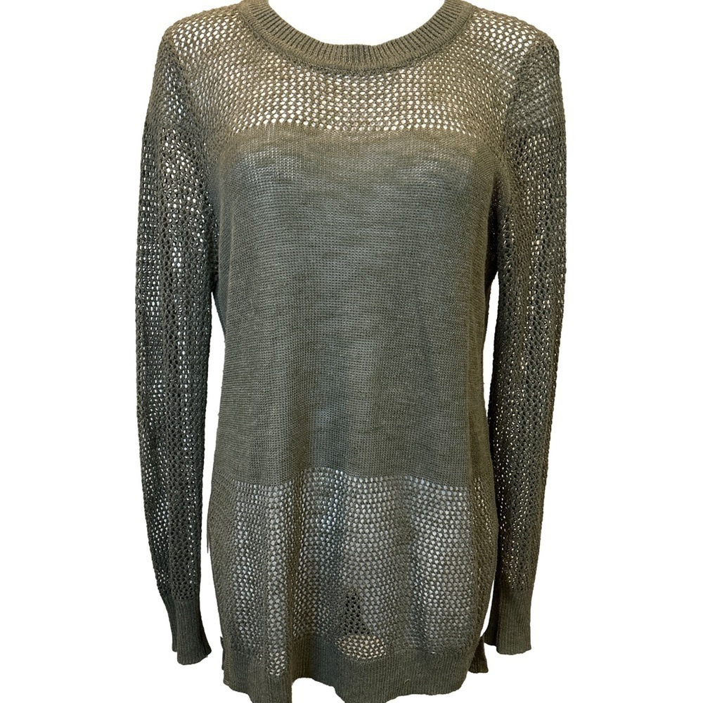 Banana Republic Linen Mesh Top/Medium